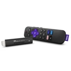 Roku Streaming Stick 4K | Streaming Device With Voice Remote And Long-Range Wi-Fi - Black