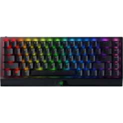 Razer - BlackWidow V3 Mini Hyperspeed 65% Wireless Mechanical Linear Switch Gaming Keyboard With Chroma RGB Backlighting - Black