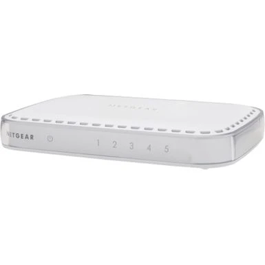 NETGEAR - 5-Port 10/100/1000 Mbps Gigabit Unmanaged Switch - White - Image 3
