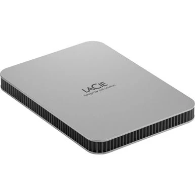 Seagate LaCie - Mobile 2TB External USB-C 3.2 Portable Hard Drive With Rescue Data Recovery Services - Moon Silver - Image 5