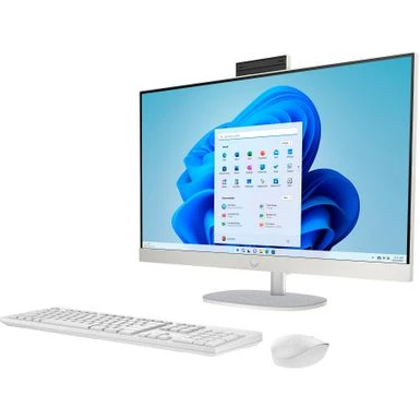 HP - 27" Full HD Touch-Screen All-in-One With Adjustable Height - Intel Core I5 - 8GB Memory - 512GB SSD - Shell White - Image 2