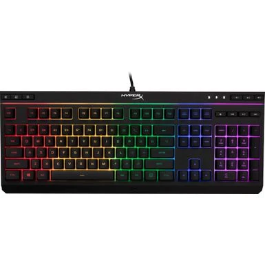 HyperX - Alloy Core Full-size Wired Gaming Membrane Keyboard With RGB Lighting - Black