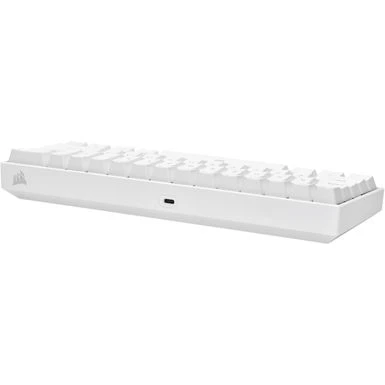 CORSAIR - K65 RGB Mini Wired 60% Mechanical Cherry MX SPEED Linear Switch Gaming Keyboard With PBT Double-Shot Keycaps - White - Image 13