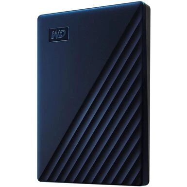 WD My Passport 5TB Portable USB 3.2 External Hard Drive For Mac, Midnight Blue