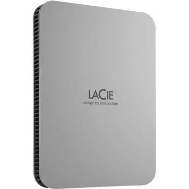 Seagate LaCie - Mobile 2TB External USB-C 3.2 Portable Hard Drive With Rescue Data Recovery Services - Moon Silver - Image 7