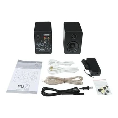 Kanto YU2 Matte Black Powered Desktop Speakers - Image 4