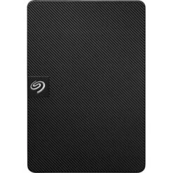 Seagate - Expansion 2TB External USB 3.0 Portable Hard Drive With Rescue Data Recovery Services - Black