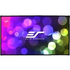 Elite Screens - Aeon Series 135" Projector Screen - Black/white