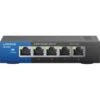Linksys - 5-Port Gigabit Ethernet Switch - Black/Blue