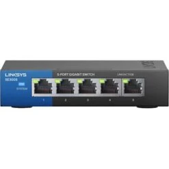 Linksys - 5-Port Gigabit Ethernet Switch - Black/Blue