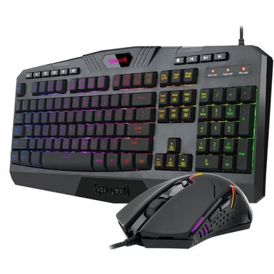 REDRAGON - S101-5 Wired Gaming Keyboard And Optical Mouse Gaming Bundle With RGB Backlighting - Black - Image 5