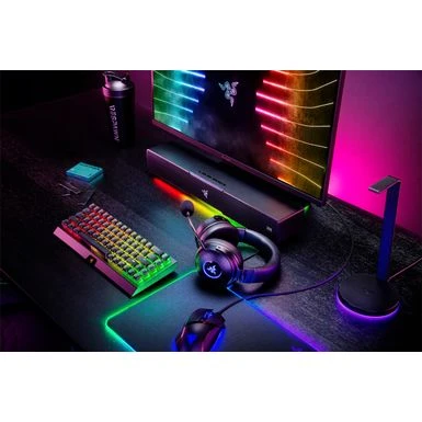 Razer - Leviathan V2 Bluetooth Gaming Speakers With RGB Lighting (2-Piece) - Black - Image 5