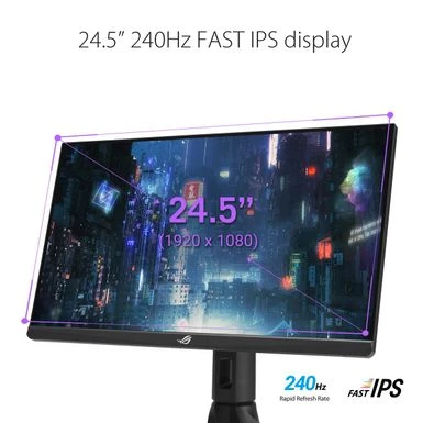 ASUS ROG Strix XG259CM 24.5" 16:9 Full HD 240Hz IPS LED HDR10 Gaming Monitor, Black - Image 9