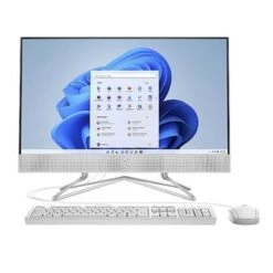 HP 24 Inch All-in-One Desktop Computer - Intel Celeron J4025 - 8GB/256GB - Starry White