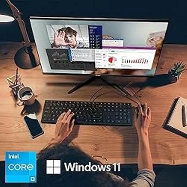 Acer Aspire C22-1610-UA91 AIO Desktop | 21.5" Full HD 1920 X 1080 IPS Display | Intel Core I3-N305 | Intel UHD Graphics | 8GB DDR5 | 512GB PCIe Gen 4 SSD | Intel Wi-Fi 6 | Windows 11 Home - Image 3