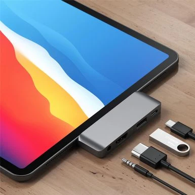 Satechi Aluminum USB Type-C Mobile Pro Hub, Space Gray - Image 5