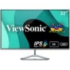 ViewSonic - VX3276-2K-MHD 32" IPS LCD UHD Monitor (DisplayPort And HDMI) - Silver