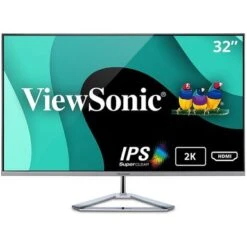 ViewSonic - VX3276-2K-MHD 32" IPS LCD UHD Monitor (DisplayPort And HDMI) - Silver