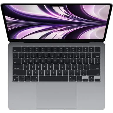 Apple MacBook Air 13.6" With Liquid Retina Display, M2 Chip With 8-Core CPU And 8-Core GPU, 16GB Memory, 256GB SSD, 30W USB-C Power Adapter, Space Gray, Mid 2022 - Image 2