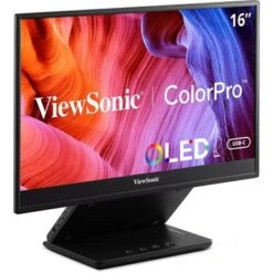 ViewSonic - ColorPro VP16-OLED 15.6" OLED Monitor (USB-C, And Mini-HDMI) - Black