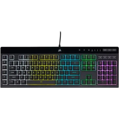CORSAIR - K55 RGB Pro Full-size Wired Dome Membrane Gaming Keyboard With Elgato Stream Deck Software Integration - Black - Image 10