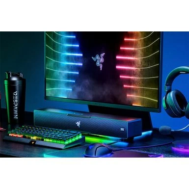 Razer - Leviathan V2 Bluetooth Gaming Speakers With RGB Lighting (2-Piece) - Black - Image 6