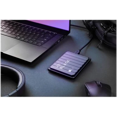 WD - BLACK P10 4TB External USB 3.2 Gen 1 Portable Hard Drive - Black - Image 6