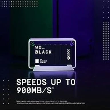 WD_BLACK 2TB D30 Game SSD - Portable External Drive, Compatible With Xbox And PC, Up To 900MB/s - WDBAMF0020BBW-WESN - Image 6
