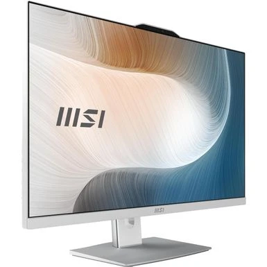 MSI Modern AM272P 12M-030US 27" Full HD All-In-One Desktop Computer, Intel Core I5-1240P 1.7GHz, 8GB RAM, 512GB SSD, Windows 11 Home, White - Image 6