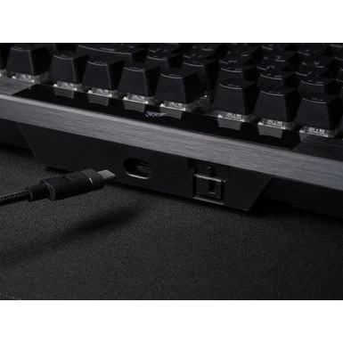 CORSAIR - K70 RGB PRO Full-size Wired Mechanical Cherry MX Speed Linear Switch Gaming Keyboard With PBT Double-Shot Keycaps - Black - Image 6