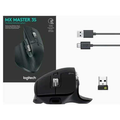 Logitech MX Master 3S Wireless Mouse, Black - Image 5