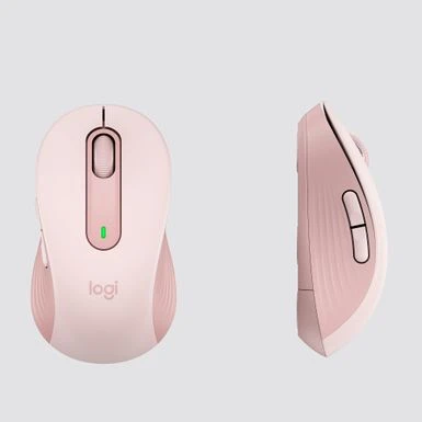 Logitech - Signature M650 Wireless Scroll Mouse With Silent Clicks - Rose - Image 5