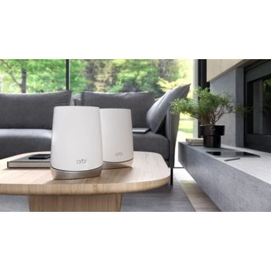 NETGEAR - Orbi AX4200 Tri-Band Mesh Wi-Fi 6 System (2-pack) - White - Image 4