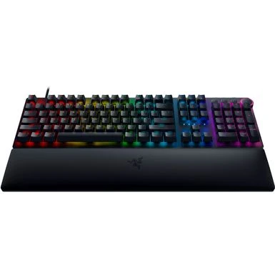 Razer - Huntsman V2 Full Size Wired Optical Red Linear Switch Gaming Keyboard With Chroma RGB Backlighting - Black - Image 4