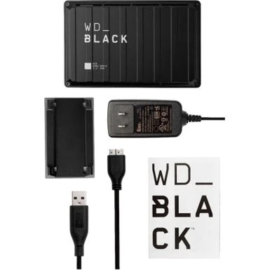 WD - BLACK D10 8TB External USB 3.2 Gen 1 Portable Hard Drive - Black - Image 7