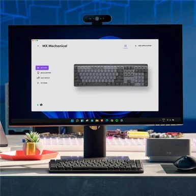 Logitech MX Mechanical Wireless Illuminated Keyboard, Linear Switches, Graphite - Image 5