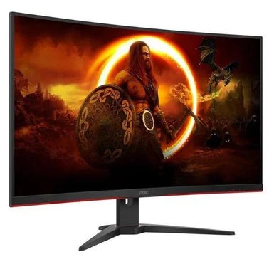 AOC C32G2E 31.5'' 16:9 Full HD 165Hz G Line Curved Gaming Monitor, Black & Red - Image 4