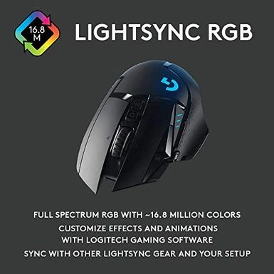 Logitech G G502 LightSpeed Wireless Gaming Mouse - Image 6