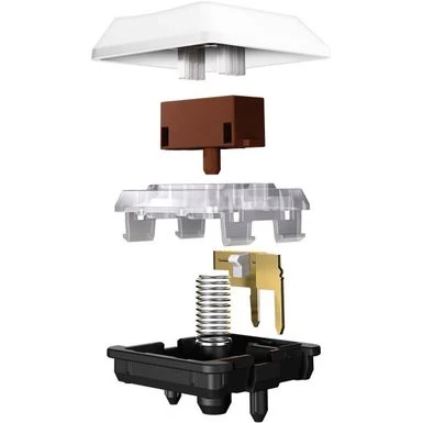 Logitech - G815 LIGHTSYNC Full-size Wired Mechanical GL Tactile Switch Gaming Keyboard With RGB Backlighting - White - Image 6