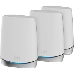 NETGEAR - Orbi AX4200 Tri-Band Mesh WiFi 6 System (3-Pack) - White