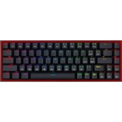 REDRAGON - K631-RGB 65% Wired Mechanical Red Switch Gaming Keyboard With RGB Backlighting - Black