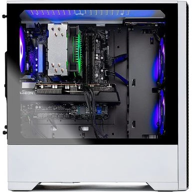 Skytech Gaming - Blaze 3.0 Gaming Desktop PC β Intel Core I5-10400F β 16G Memory β AMD Radeon RX6600XT β 500G SSD - White - Image 6
