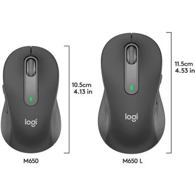 Logitech - Signature M650 Wireless Mouse With Silent Clicks - Graphite - Image 8