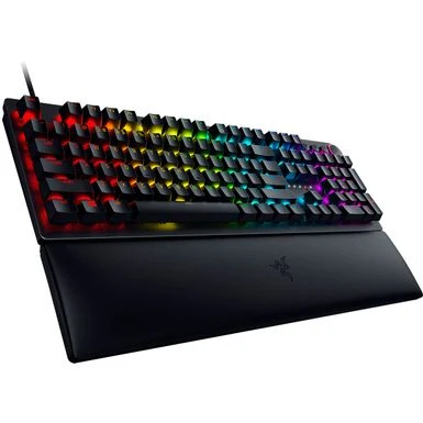 Razer - Huntsman V2 Full Size Wired Optical Red Linear Switch Gaming Keyboard With Chroma RGB Backlighting - Black - Image 6