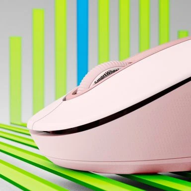 Logitech - Signature M650 Wireless Scroll Mouse With Silent Clicks - Rose - Image 7