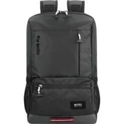 Solo New York - Varsity Collection Draft Laptop Backpack For 15.6" Laptop - Black
