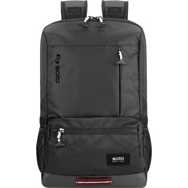 Solo New York - Varsity Collection Draft Laptop Backpack For 15.6" Laptop - Black