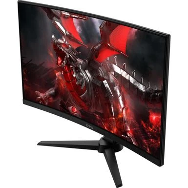 MSI G243CV 23.6" 16:9 Full HD Curved VA Gaming Monitor, Metallic Black - Image 3
