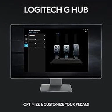 Logitech G PRO Racing Pedals - Racing Simulator Pedals With 100kg Load Cell Brake, Fully Customizable, Swappable Springs & Elastomers, Modular Design - Image 8