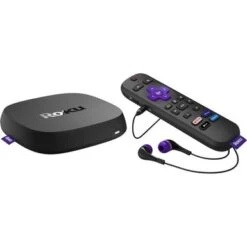 Roku Ultra 4K/HDR/Dolby Vision Streaming Device And Voice Remote Pro With Rechargeable Battery - Black